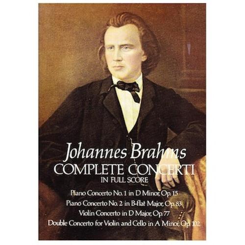 Βιβλίο Για Σύνολα Dover Publications Brahms - Complete Concerti [full Score]