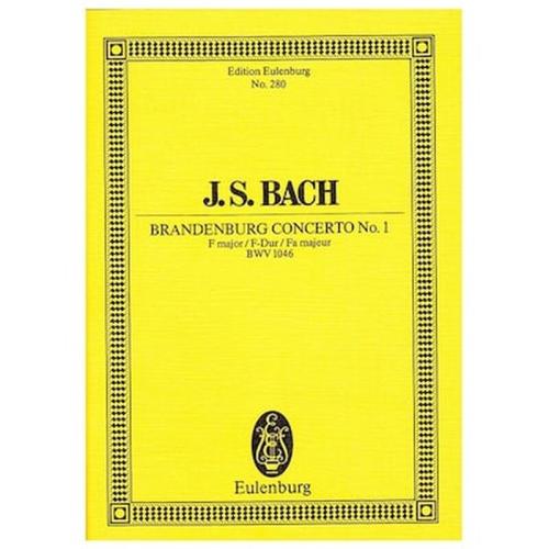 Βιβλίο Για Σύνολα Editions Eulenburg Bach - Branendnburg Concerto In F Major Nr.1 Bwv1046 [pocket Score]