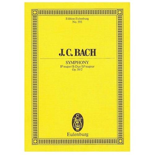 Βιβλίο Για Σύνολα Editions Eulenburg Bach - Symphony In Bb Major Op.18/2 [pocket Score]