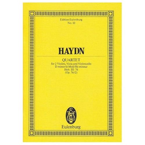 Βιβλίο Για Σύνολα Editions Eulenburg Haydn - Quartet In D Minor Op.76/2 [pocket Score]