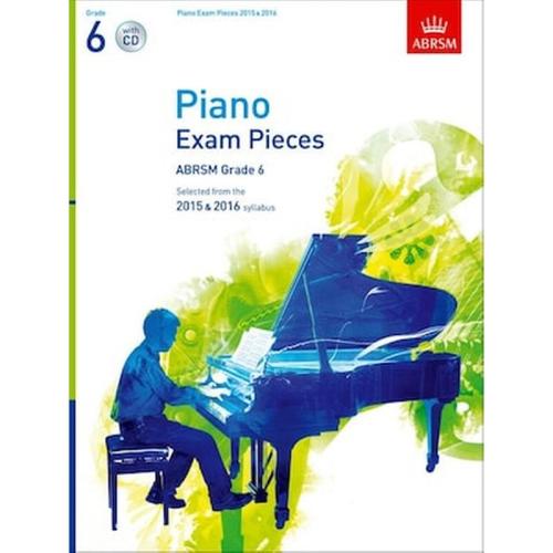 Selected Piano Exam Pieces 2015 - 2016, Grade 6 - Cd