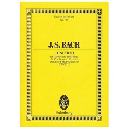 Βιβλίο Για Σύνολα Editions Eulenburg Bach - Concerto In D Minor Bwv1052 [pocket Score]