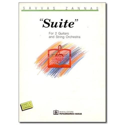 Zannas - Suite For 2 Guitars - String Orchestra