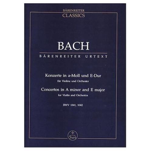 Βιβλίο Για Σύνολα Barenreiter Bach - Concertos In A Minor And E Major Bkv1041,1042 [pocket Score]