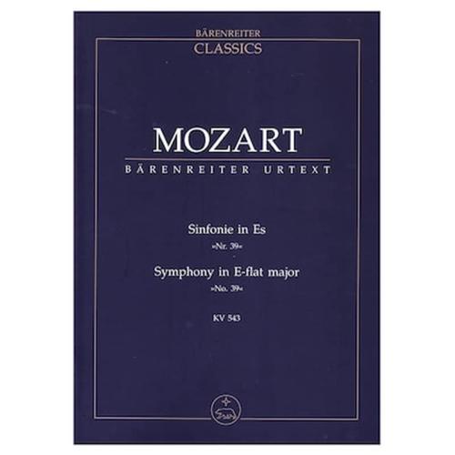 Βιβλίο Για Σύνολα Barenreiter Mozart - Symphony In Eb Major Nr.39 [pocket Score]