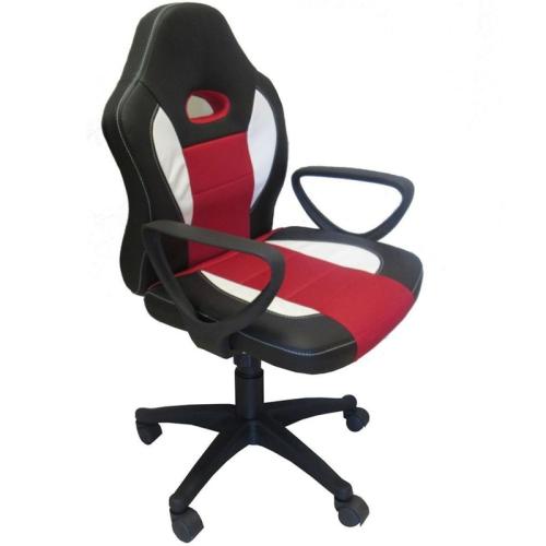 Καρέκλα Gaming ArteLibre Δωροθέα από Τεχνητό δέρμα - Μαύρη/Κόκκινη