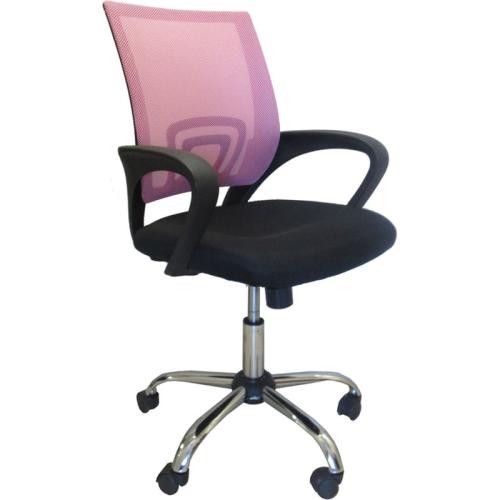 Καρέκλα Γραφείου ArteLibre Αλκυόνη από Ύφασμα Mesh - Ροζ/Μαύρο