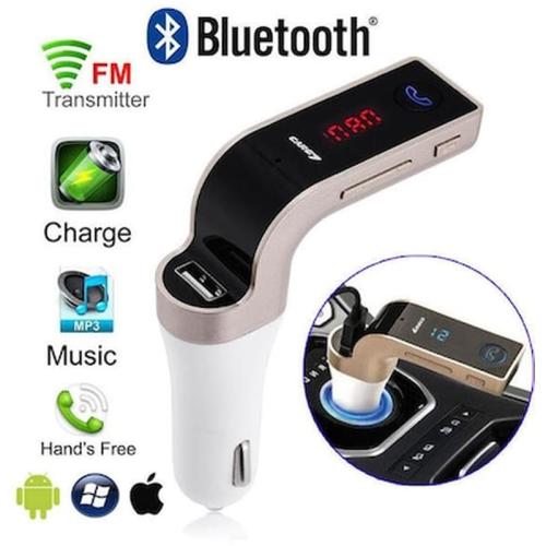 Bluetooth Car Kit Fm Transmitter Mp3 Music Player Handsfree Sd Usb Charger