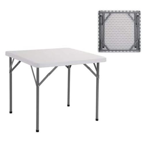 Τραπέζι Συνεδρίου 86x86cm Πτυσσόμενο Λευκό C9170