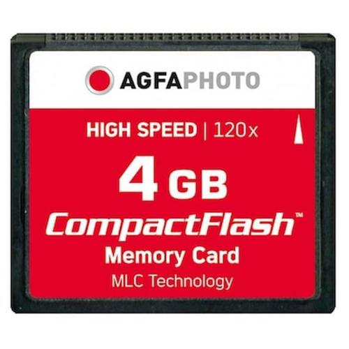 Κάρτα Μνήμης Cf 4gb Agfaphoto Compact Flash High Speed 120x Mlc