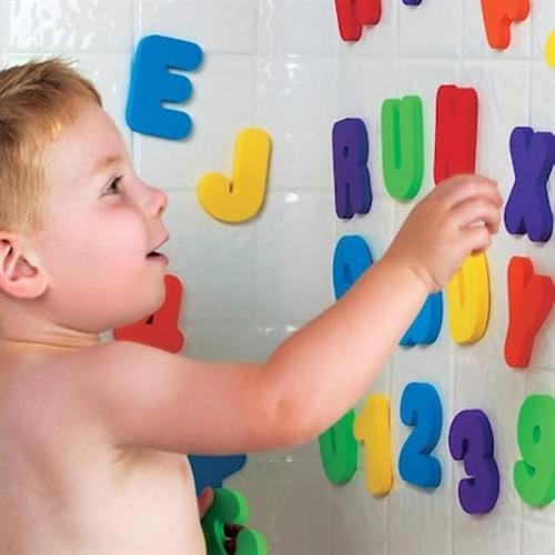 Munchkin Learn Εκπαιδευτικό Παιχνίδι Μπάνιου Με Γράμματα Και Αριθμούς, 36m+
