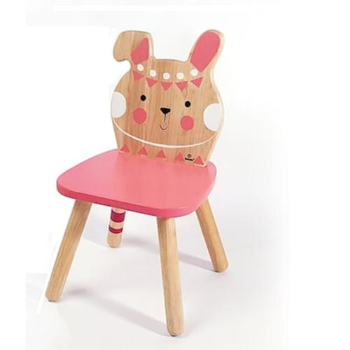 Svoora Παιδική Ξύλινη Καρέκλα Indianimals λαγουδάκι Μασίφ Rubberwood Ξύλο Καουτσουκόδενδρου 22005