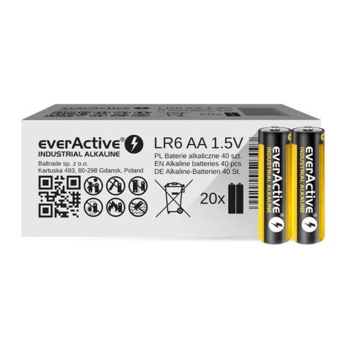 Μπαταρία Alkaline Batteries Everactive Industrial Alkaline Lr6 Aa - Carton Box 40 Pcs