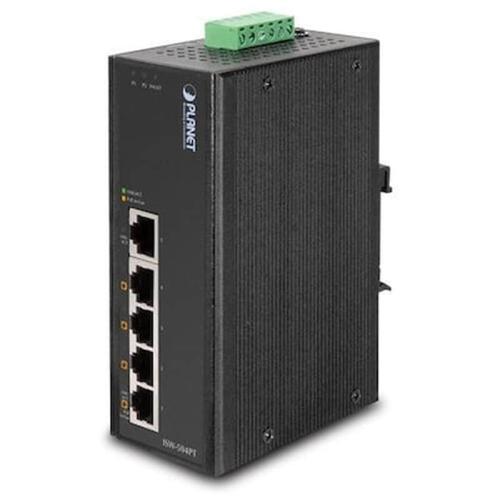 Network Switch Planet 5-port Industrial Ethernet W/ 4 Poe (-40~75