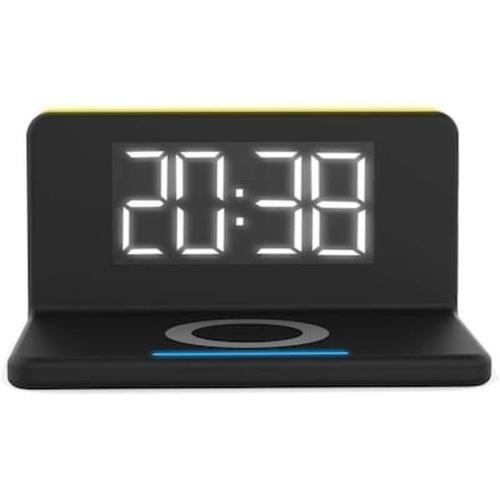 Ασύρματος Φορτιστης Terratec Chargeair Clock! Alarm Clock - Night Light