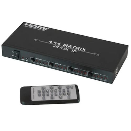 Hdmi Switch Lindy 4k Uhd 4x4, 4 In 4 Out,matrix Hdmi 1.4 Up To 4k2k