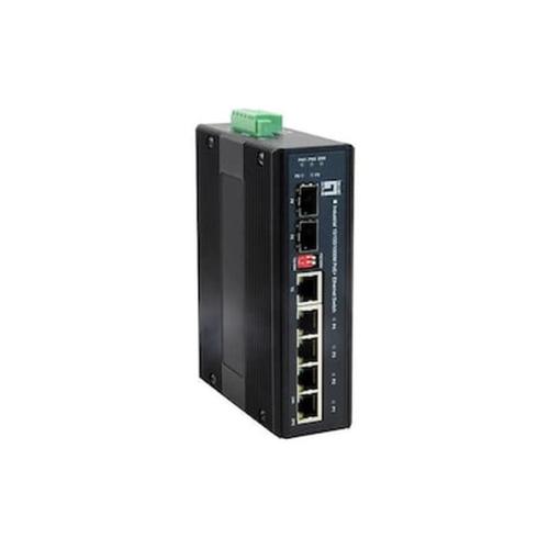 Network Switch Levelone 4x Fe Ies-0610 2xgsfp 126w 4xpoe