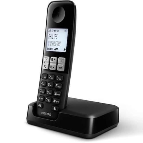 Τηλέφωνο Ασύρματο Philips D2501b/grs Μαύρο (ελληνικό Μενού)