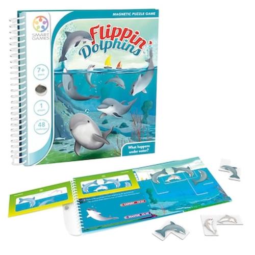 Μαγνητικό Flippin Dolphins 48 Challenges Επιτραπέζιο (Smart Games)