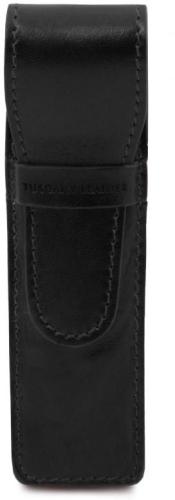 Δερμάτινη θήκη μονή για στυλό / πένα Tuscany Leather TL142131 Μαύρο