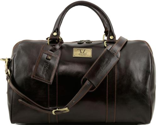 Σάκος Ταξιδίου Δερμάτινος TL Voyager TL141250 Καφέ σκούρο Tuscany Leather