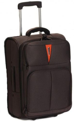 Βαλίτσα καμπίνας τρόλευ Diplomat ZC 6100 51x35x21εκ Καφέ