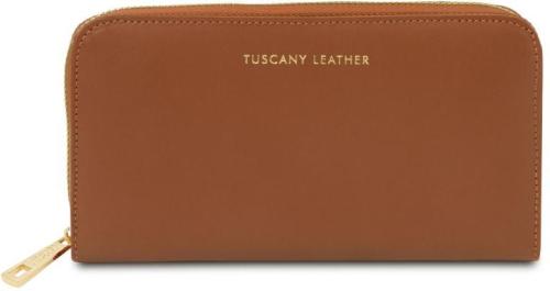 Γυναικείο Πορτοφόλι Δερμάτινο Venere Tuscany Leather TL142085 Κονιάκ