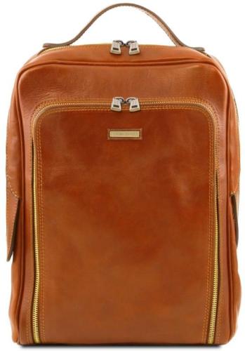 Ανδρική Τσάντα Πλάτης Δερμάτινη Bangkok 13.3 ίντσες Tuscany Leather TL141793 Μελί