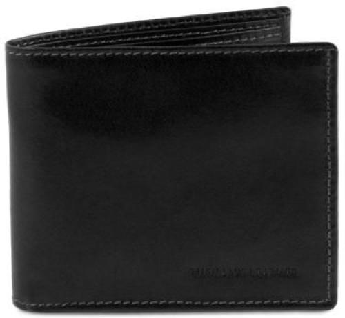 Ανδρικό Πορτοφόλι Δερμάτινο Tuscany Leather TL140761 Μαύρο