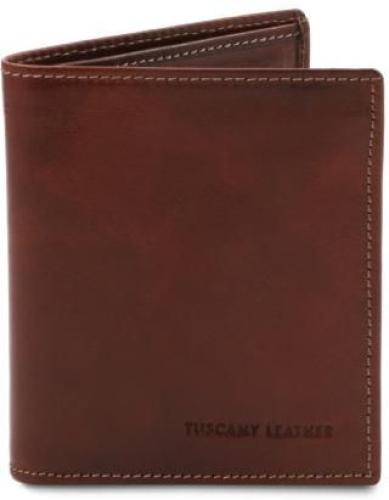 Ανδρικό Πορτοφόλι Δερμάτινο Tuscany Leather TL142064 Καφέ