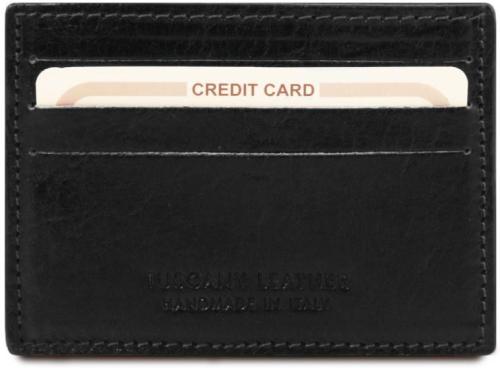 Δερμάτινη θήκη για Επαγγελματικές / Πιστωτικές κάρτες Tuscany Leather TL141011 Μαύρο