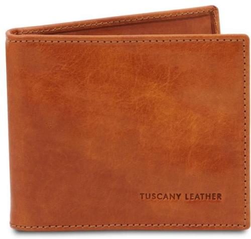 Δερμάτινη θήκη για Επαγγελματικές / Πιστωτικές κάρτες Tuscany Leather TL142055 Μελί
