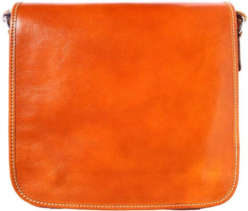 Δερμάτινη Τσάντα Ωμου Christopher Firenze Leather 6551 Μπεζ