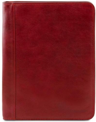 Δερμάτινος Χαρτοφύλακας / Ντοσιέ Luigi XIV Tuscany Leather TL141287 Κόκκινο