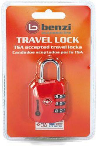Λουκετο Tsa Με Συνδυασμο Benzi TSA004 Κοκκινο