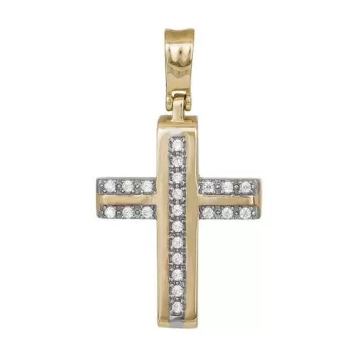 Σταυροί Βάπτισης - Αρραβώνα Χρυσός σταυρός Κ14 011539 Γυναικείο Χρυσός 14 Καράτια