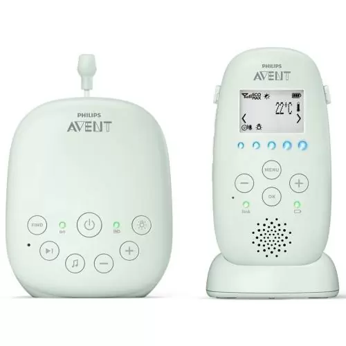 Avent Συσκευή Παρακολούθησης Μωρού με Ψηφιακή Οθόνη, Μέτρηση Θερμοκρασίας SCD721