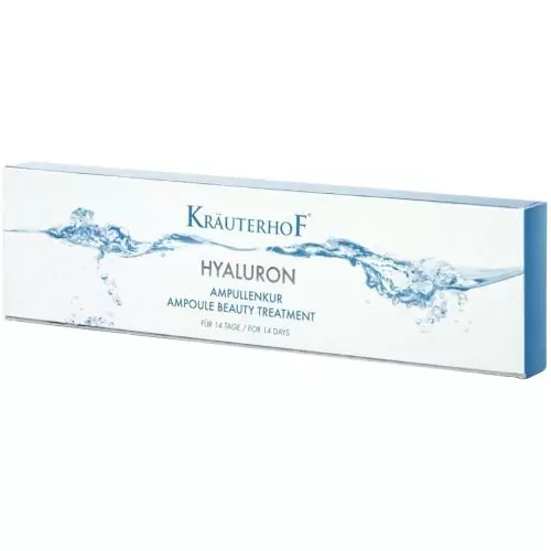 Krauterhof Hyaluron Ampoule Beauty Treatment Θεραπεία Ομορφιάς για Ενυδατωμένη & Λεία Επιδερμίδα 14 x 2ml