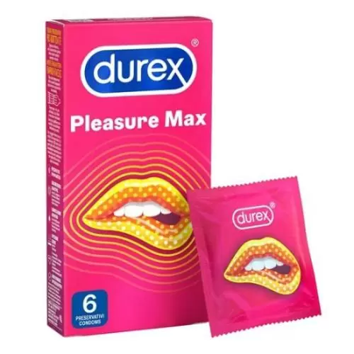 DUREX Pleasure Max 6 Τεμάχια
