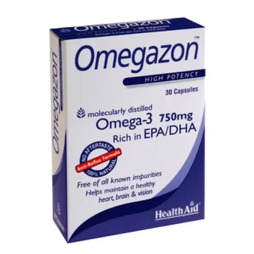 Health Aid Omegazon Omega- 3, 750mg 30caps