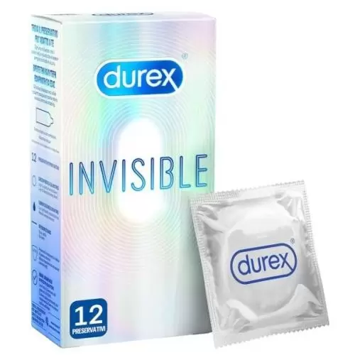 Durex Προφυλακτικά Invisible Extra Sensible 12τεμ