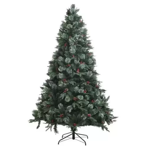 Χριστουγεννιάτικο Δέντρο Με Κουκουνάρια 2-85-199-0022 210cm (2232Tips) Green-White Inart